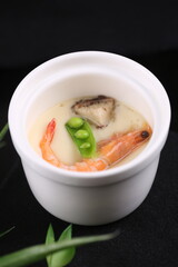 food, japanese cuisine, delicious, seafood steamed egg