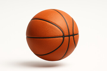 Basketball ball isolated on white background for sports or game concepts