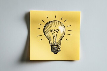 Visualize Ideas With Bright Light Bulb, Concept Inspiration And Innovation