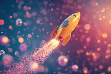 Rocket Launches to New Heights with Futuristic Ambience and Artistic Flair