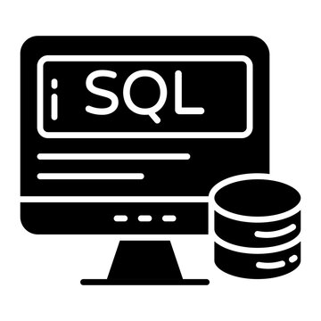 An icon design of online sql