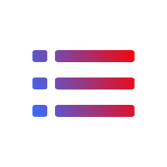 Obraz premium Menu icon,User interface icon vector