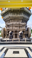 Valluvar Kottam chariot, a monument dedicated to poet Thiruvalluvar, penned Thirukkural 2,000 years...