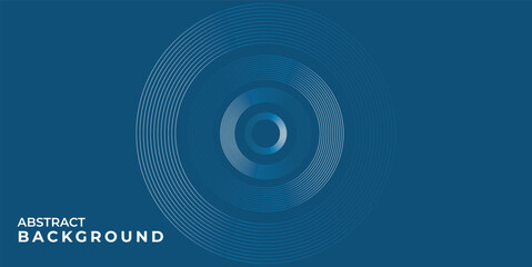 Minimalist abstract background with smooth blue tones and circular gradient elements. Ideal for tech, business, corporate design, presentation slides, or web banners.	