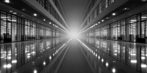 Chip shortage impact on manufacturing processes in high-tech facilities aerial perspective in modern environment