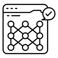 Modern design icon of pattern recognition