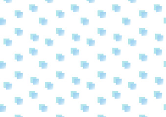 涼やかな四角形のシームレス背景