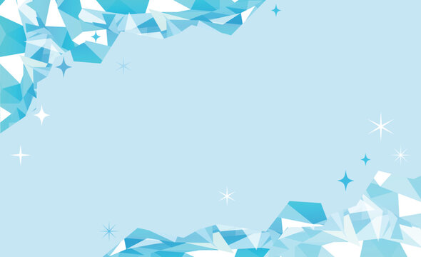 冷たい氷のベクターイラスト背景素材