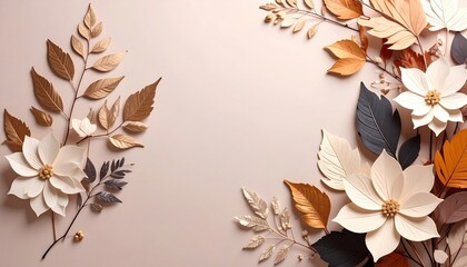 Artful floral arrangement studio space decorative display elegant environment close-up view creative concept