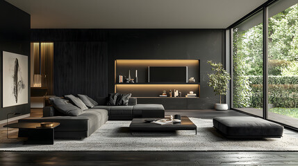 Modern living room - minimal and clean