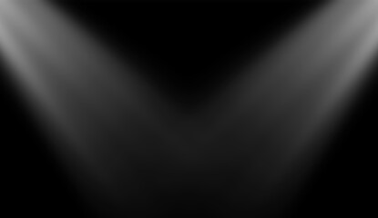 light ray effect on black background