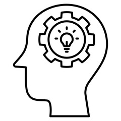 Cognitive skills icon