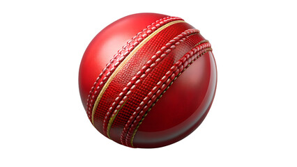 cricket ball isolated on white