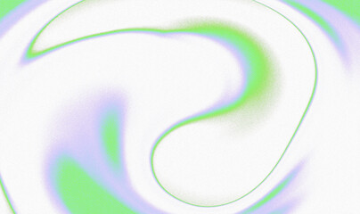 Abstract swirl of purple, green, and Transparent .