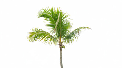 Tropical Coconut Palm Tree  Summer Vacation  Exotic Island Paradise