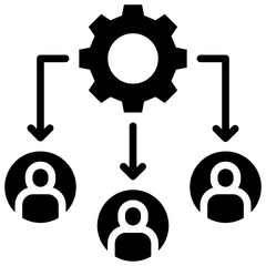 Resource Allocation Icon