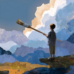 Obraz premium A child s imagination paints the world with wonder
