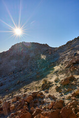 Fumaroles in Teide crater