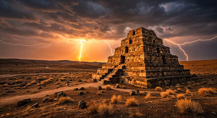 Pyramid in the Desert Storm