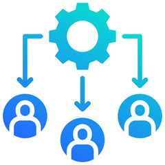 Resource Allocation Icon