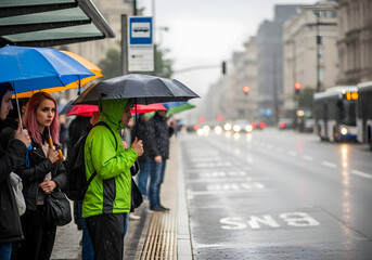 people walking on the street