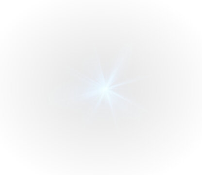 Blue Glow and Sparkle PNG