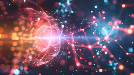 Obraz premium Quantum Computing Concept