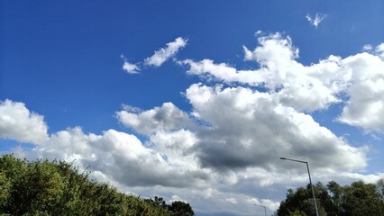 clouds in the sky