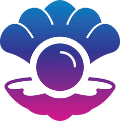 Seashell line and glyph logo