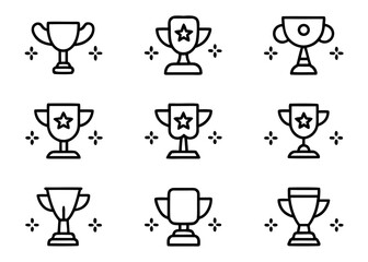 trophy and awards icons
