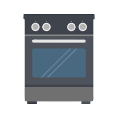 Obraz premium gas stove isolated on white background