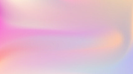 Light pink gradient iridescent background. Rainbow colored