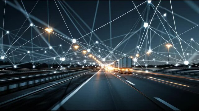 Digital Freight System on Highway with Advanced Technology Connections