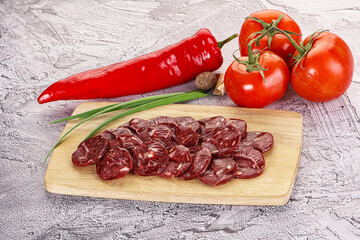 Wild Bear meat homemade sausages