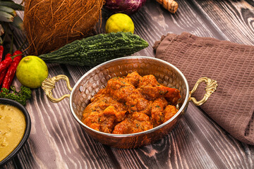 Indian cuisine - Prawns malabar masala