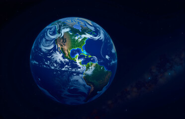 Earth from Space Perspective