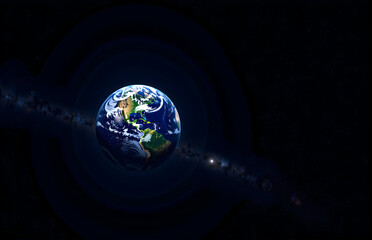 Fototapeta premium Earth in the Universe