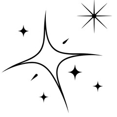 watercolor sparkles and lights on white background