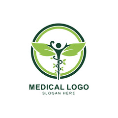 Medical logo icon vector illustration