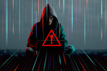Hackers, Concept of Online Data Theft, Personal Data Hacking