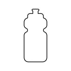 Bottle water line icon