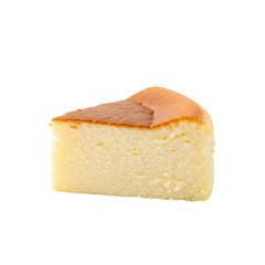 Japanese Cheesecake Slice: Creamy Texture, Delicious Dessert, Bakery Treat, Food Photography