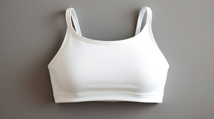 White Women's Sports Bra