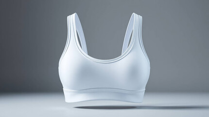 White Women's Sports Bra