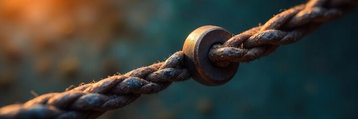 Strong Metal Clasp Securing Connection Resilience, Support, and Enduring Strength