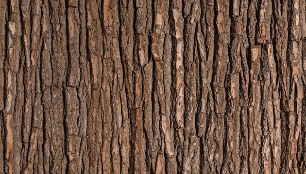 Flat lay of vertical tree trunk showing repeating bark texture, seamless loop style