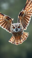 Majestic Owl in Flight