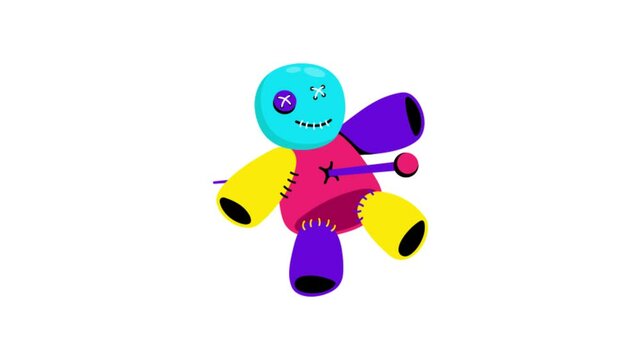 Voodoo Doll Icon Animation MP4 file