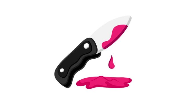 Knife Icon Animation MP4 file