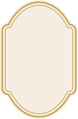 Set of elegant Vintage label Frames